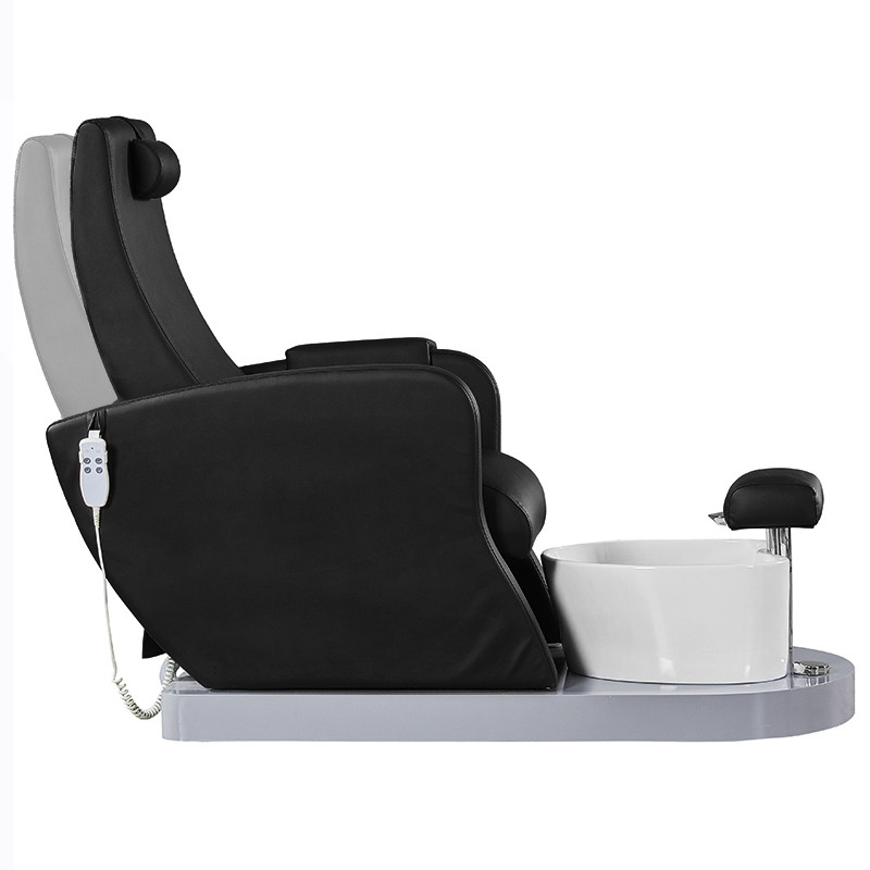 Fotel Spa Do Pedicure Azzurro 016 P Czarny Z Pompą