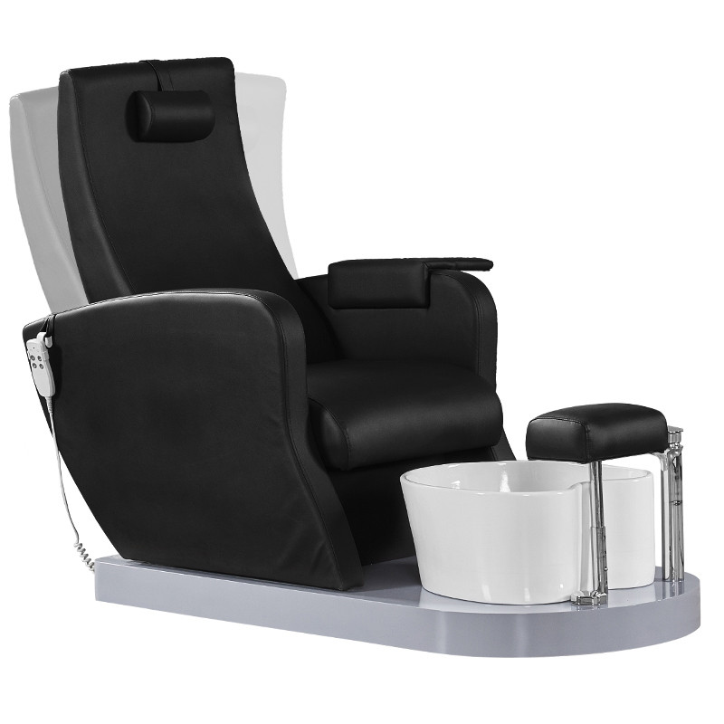 Fotel Spa Do Pedicure Azzurro 016 P Czarny Z Pompą