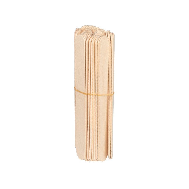 Szpatułka Drewniana Duża 150x18x1.8mm - 50 Sztuk