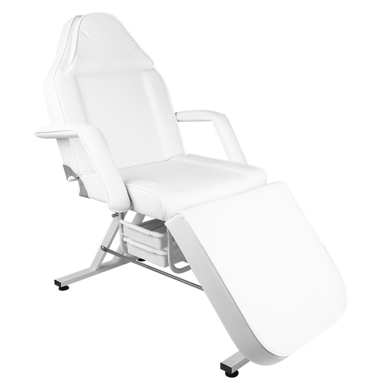 Fotel Kosmetyczny Sillon z Kuwetami Biały