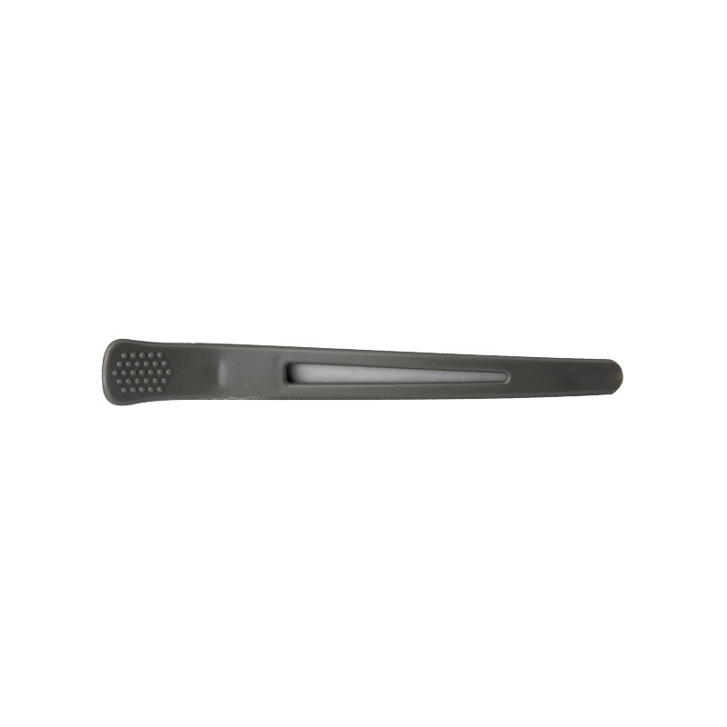 Klamry Klipsy Fryzjerskie Do Włosów E-12 B 6 Szt 11,5 Cm Szare