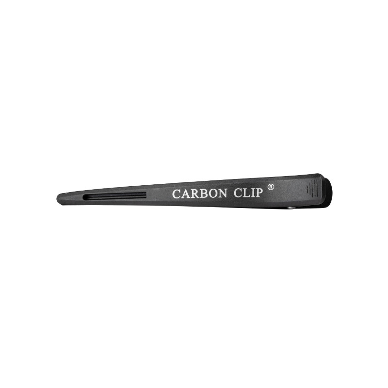 Klamry Fryzjerskie Do Włosów Carbon E-15 10 Szt 11,5 Cm Czarne