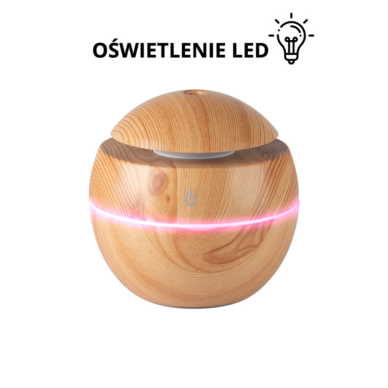 Aroma Dyfuzor Nawilżacz Powietrza Spa 16 Light Wood 130 Ml