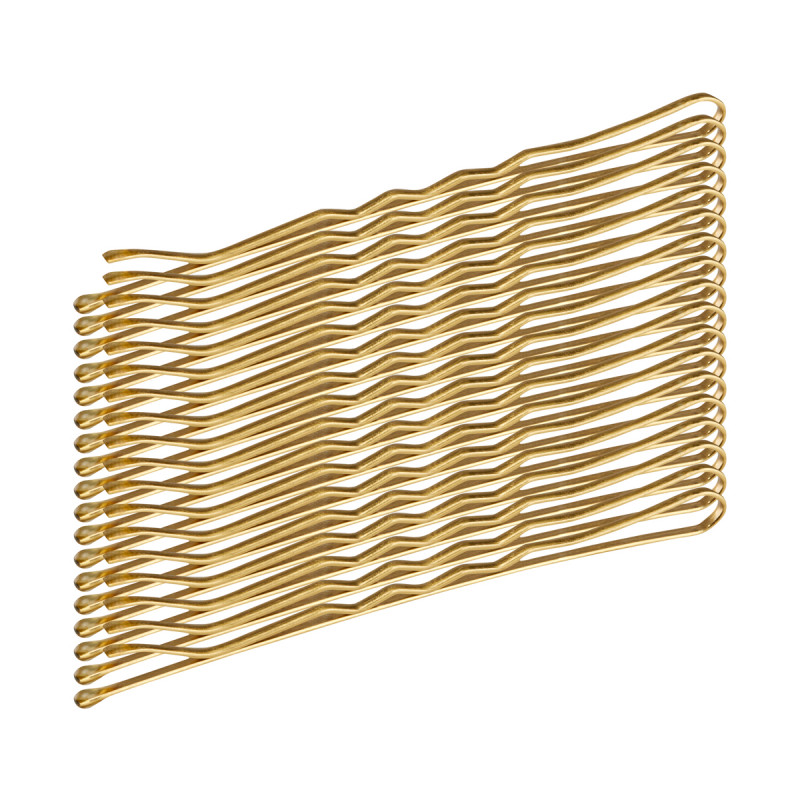 Wsuwki Fryzjerskie Do Włosów E-64 50 Szt 7 Cm Złote Mix