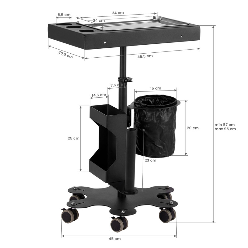 Asystor Do Tatuażu Pro Ink 716 C Czarny