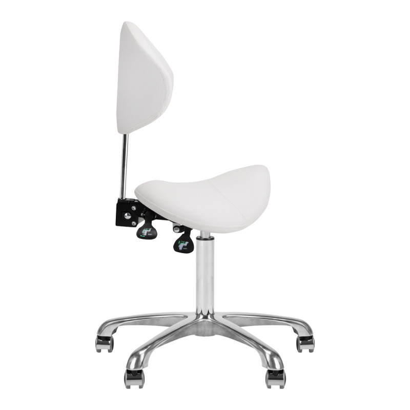 Taboret Kosmetyczny 1004 Giovanni Biały
