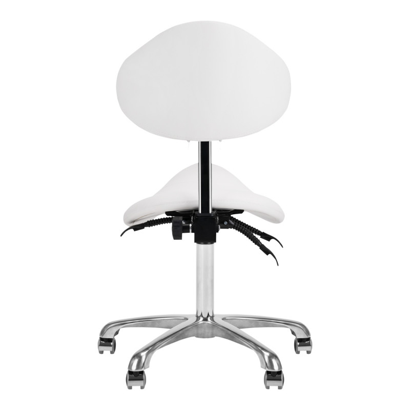 Taboret Kosmetyczny 1004 Giovanni Biały