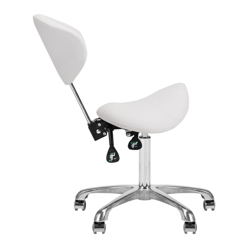 Taboret Kosmetyczny 1004 Giovanni Biały
