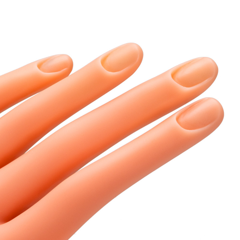 Ręka Dłoń Do Ćwiczeń Nauki Manicure Paznokcie Tips 35