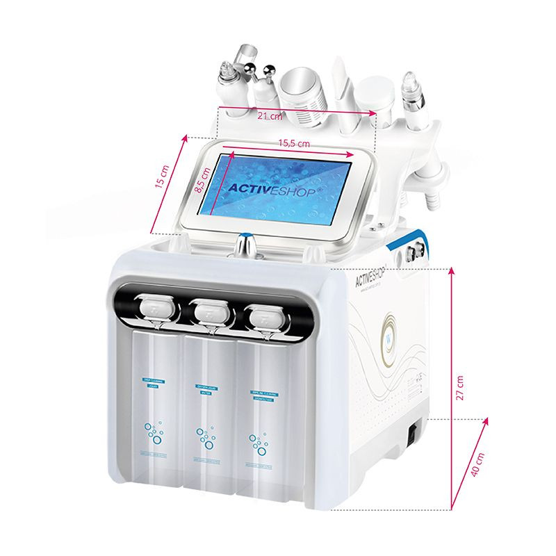 Urządzenie Oczyszczanie Wodorowe Hydrogen H2+ 6w1 new generation + zestaw płynów Syis hydro 