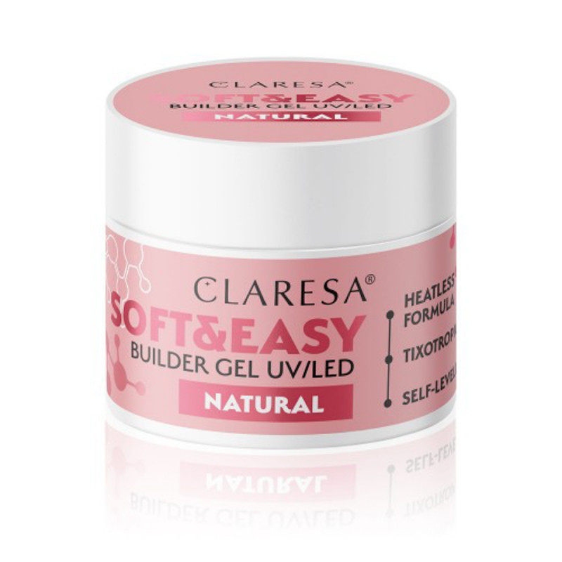 Claresa Żel Budujący Soft&easy Gel Natural 45g 