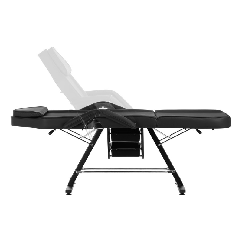 Fotel Kosmetyczny Sillon z Kuwetami Czarny