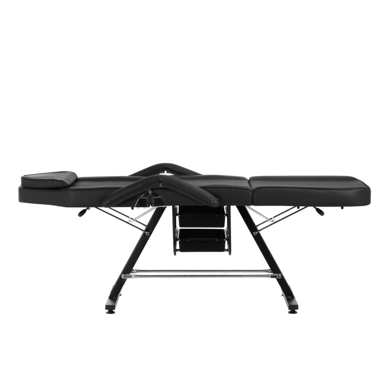 Fotel Kosmetyczny Sillon z Kuwetami Czarny