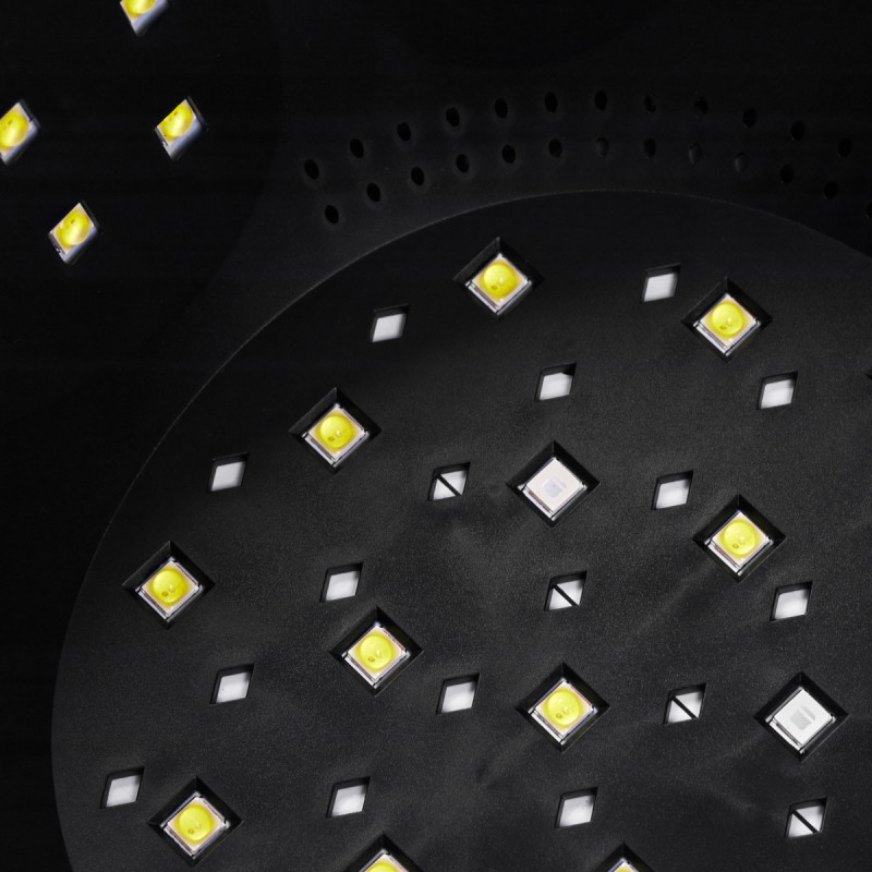 Lampa Uv Led Ocho Nails 8 Czarna 84W