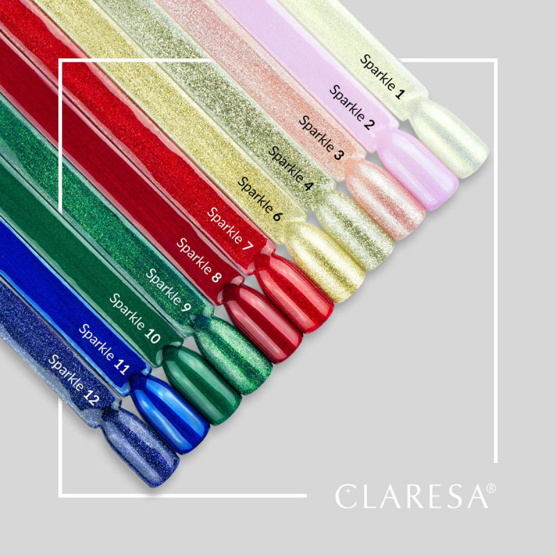 Claresa Lakier Hybrydowy Sparkle 6 -5g