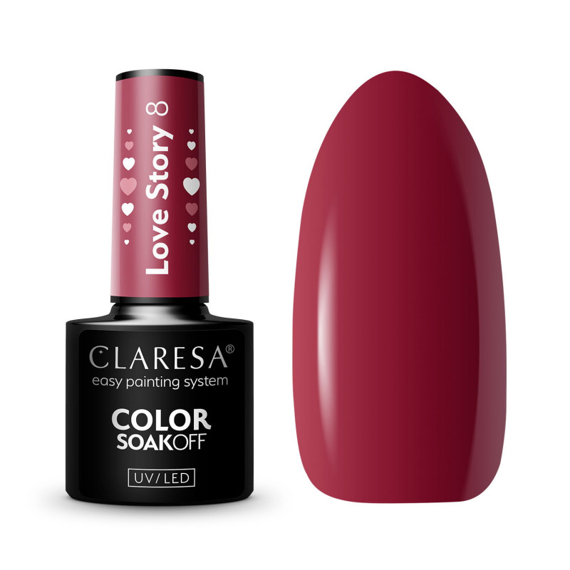 Claresa Lakier Hybrydowy Love Story 8 - 5g