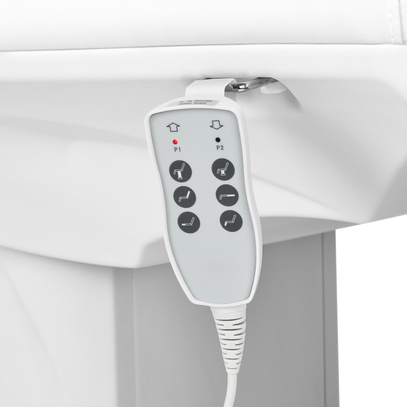 Fotel Kosmetyczny Elektryczny Azzurro 891 Biały