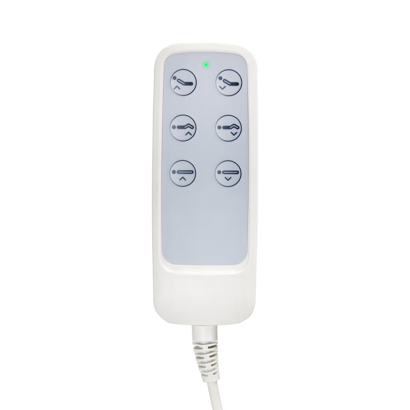 Fotel Kosmetyczny Elektryczny SILLON Lux 3 silniki szary, szara podstawa
