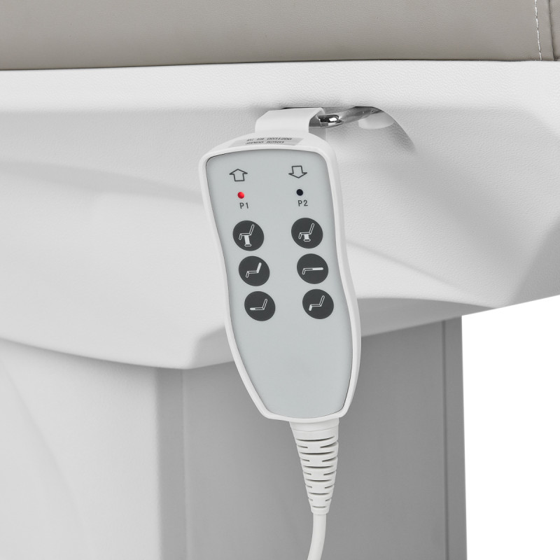 Fotel Kosmetyczny Elektryczny Azzurro 891 Szary
