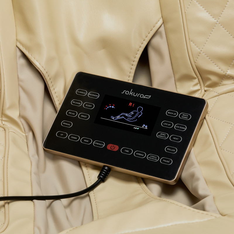 Sakura fotel masujący Comfort Plus 806 Beżowy
