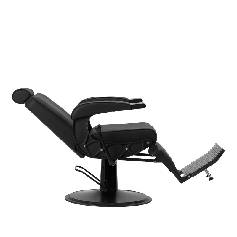 Gabbiano fotel barberski Continental Czarny