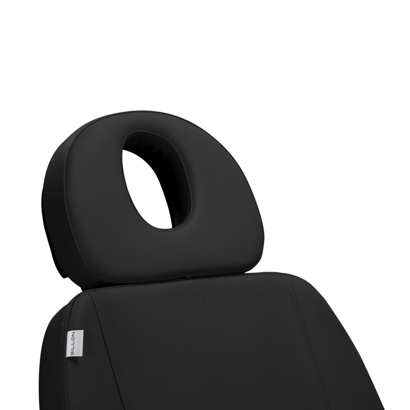 Elektryczny fotel kosmetyczny SILLON CLASSIC 3 silniki Czarny