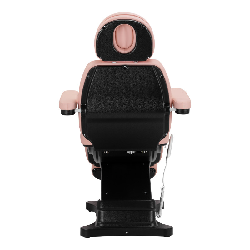 Elektryczny fotel kosmetyczny SILLON CLASSIC 3 silniki Różowo Czarny