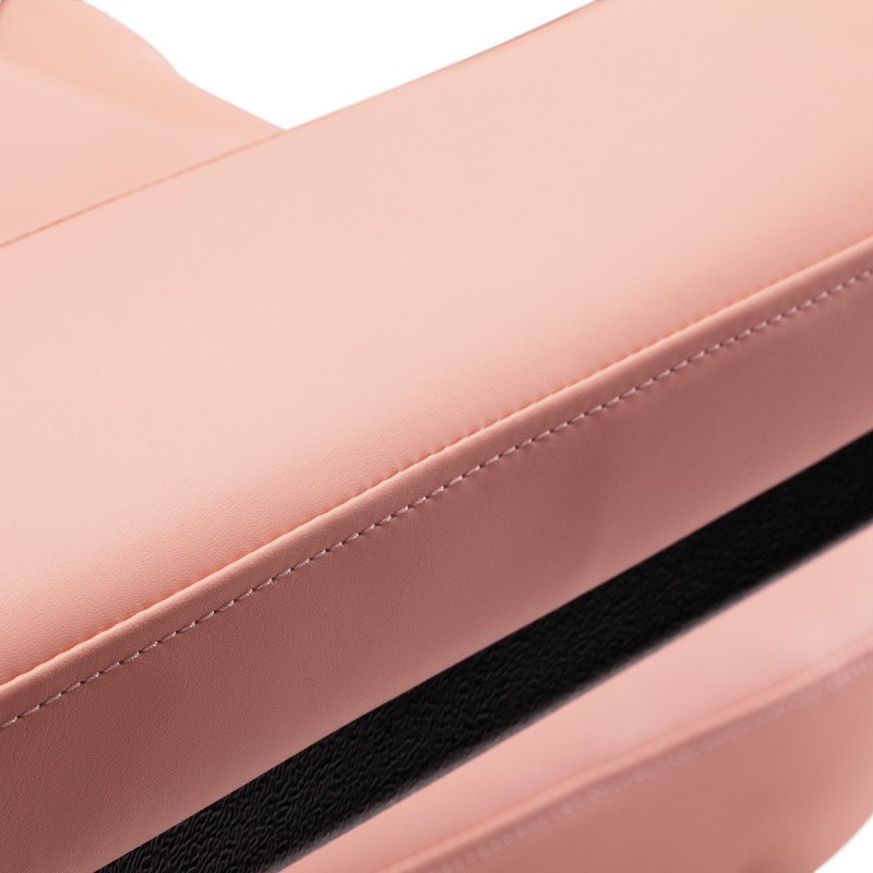 Elektryczny fotel kosmetyczny SILLON CLASSIC 3 silniki Różowo Czarny