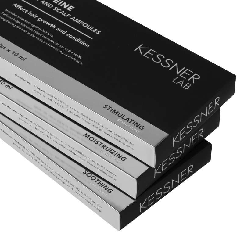 KESSNER LAB Caffeine ampułki do skóry głowy i włosów 10 x 10 ml