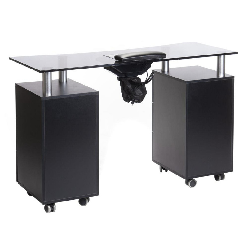 Stolik Do Manicure +pochłaniacz Bd-3425-1+p Czarny