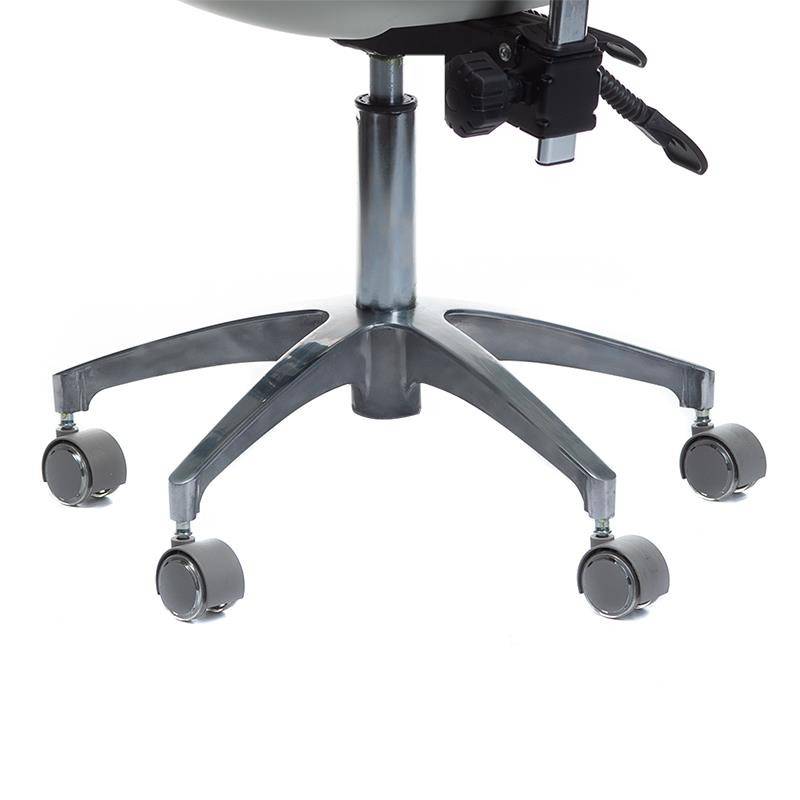 Taboret Medyczny Z Oparciem Bd-Y941 Biały