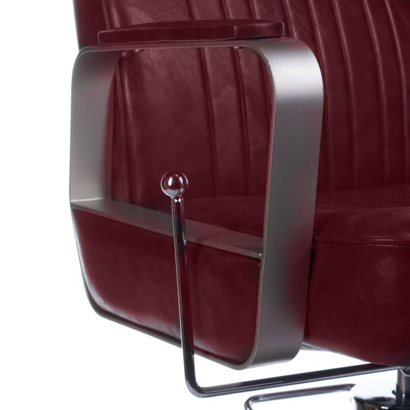 Fotel Barberski Homer Bh-31237 Wiśniowy