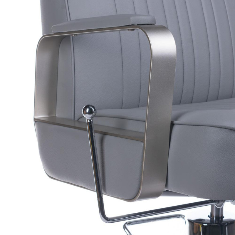 Fotel Barberski Homer Bh-31237 Jasny Szary