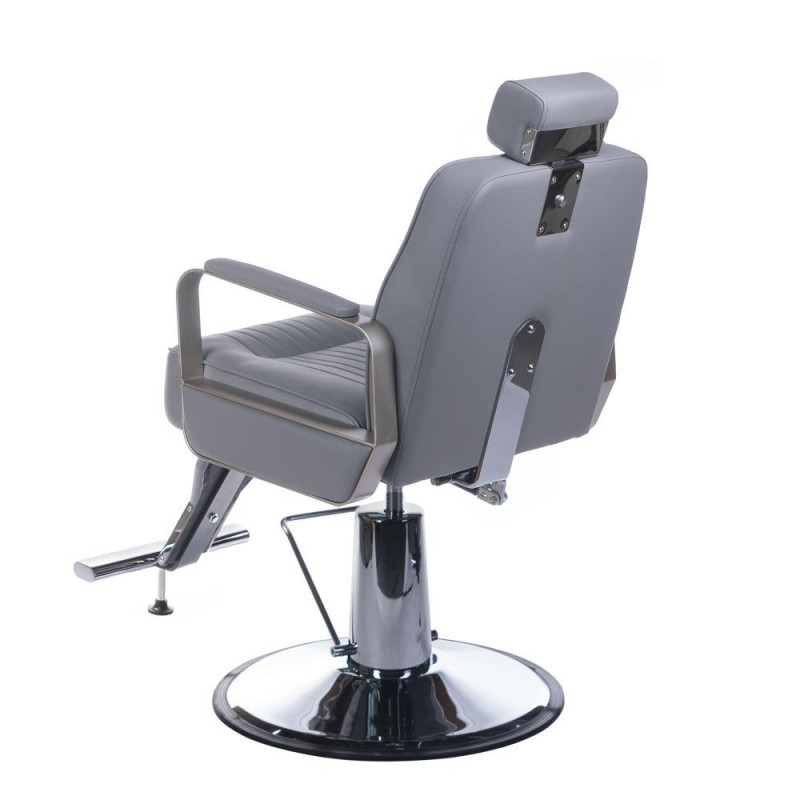 Fotel Barberski Homer Bh-31237 Jasny Szary