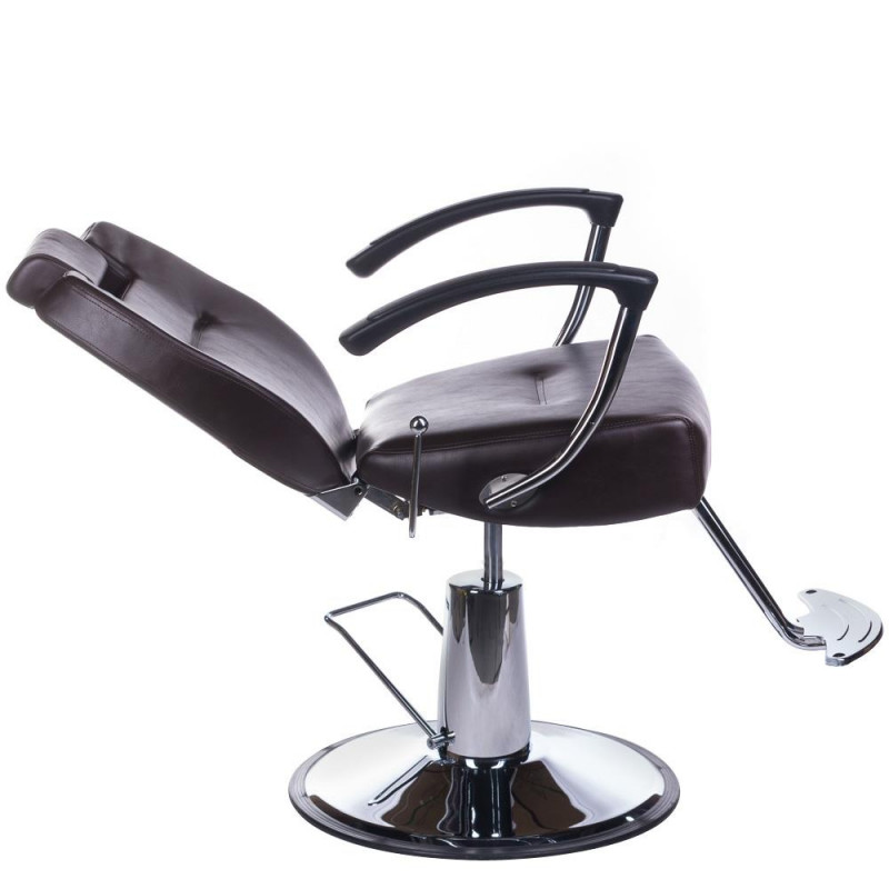 Fotel Barberski Hektor Bh-3208 Brązowy
