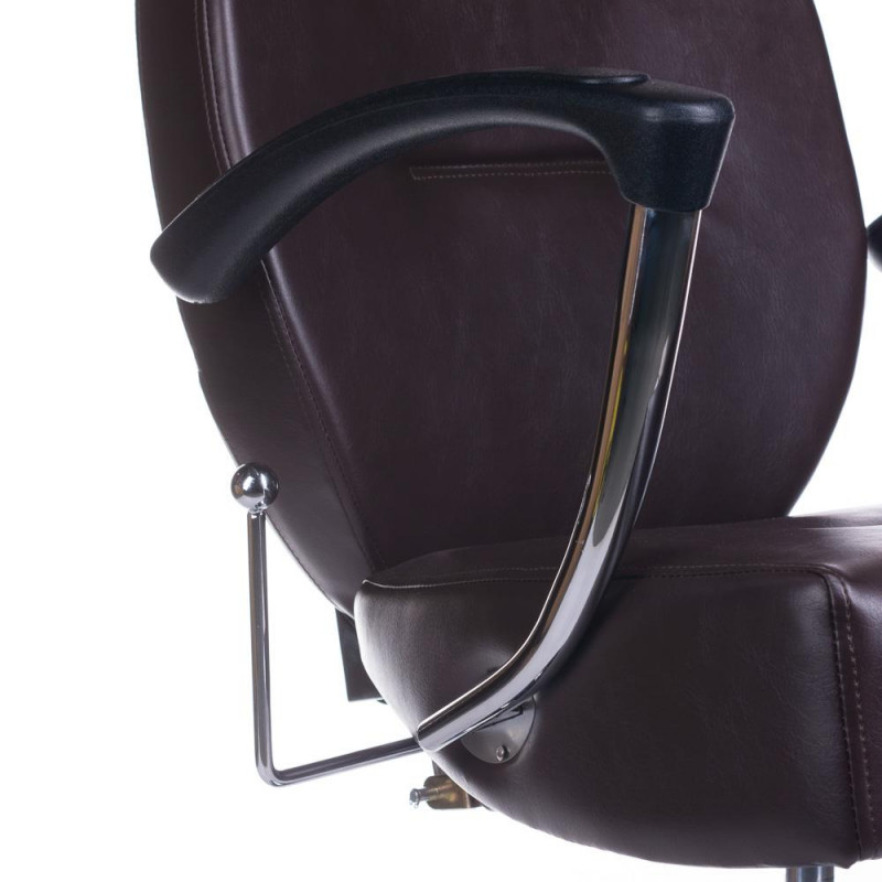 Fotel Barberski Hektor Bh-3208 Brązowy