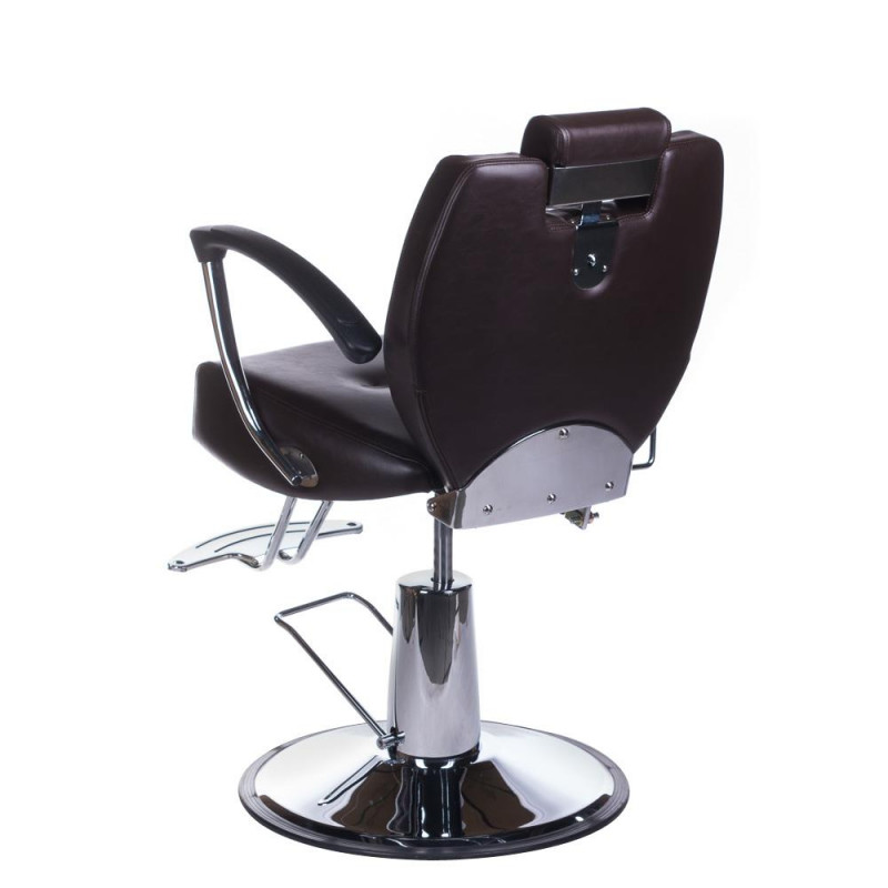 Fotel Barberski Hektor Bh-3208 Brązowy