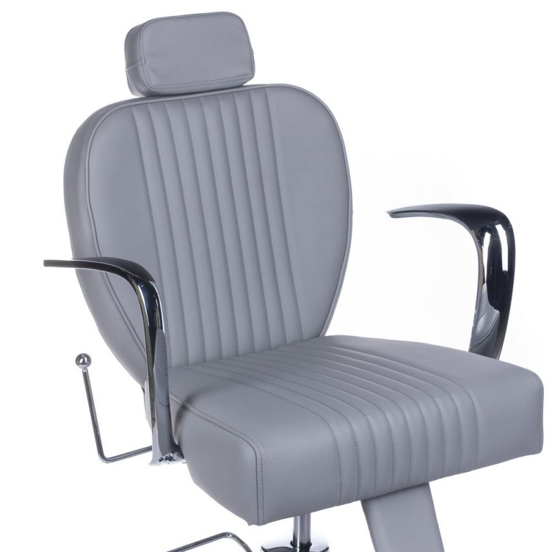 Fotel Barberski Olaf Bh-3273 Jasny Szary