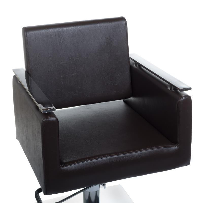 Fotel Fryzjerski Milo Bh-6333 Brązowy