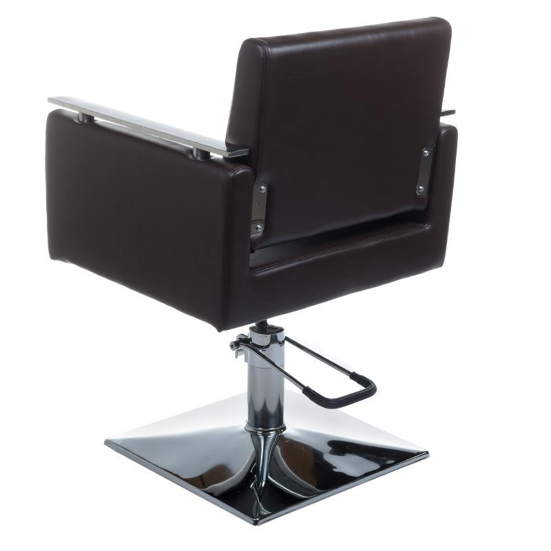 Fotel Fryzjerski Milo Bh-6333 Brązowy