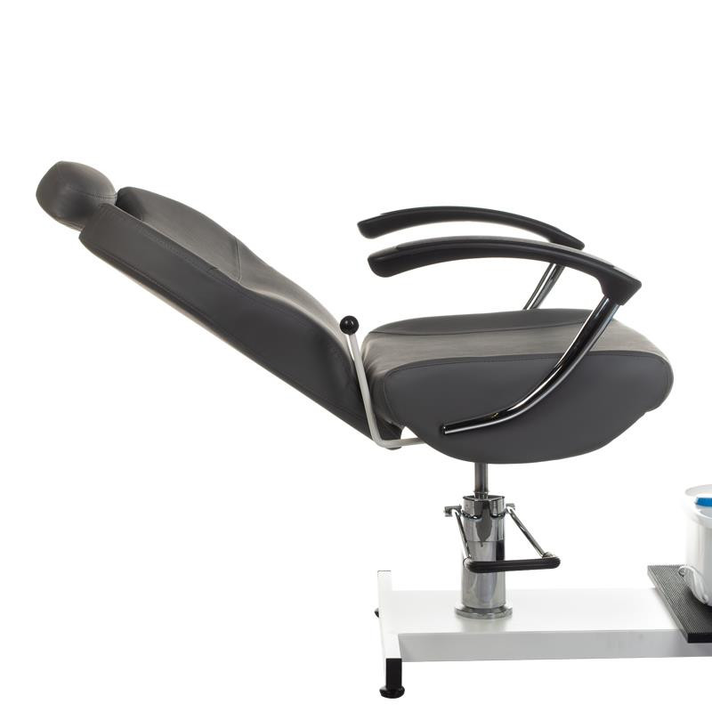 Fotel Do Pedicure Z Masażerem Stóp Br-2301 Szary