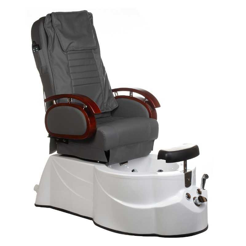 Fotel Do Pedicure Z Masażem Br-3820 D Szary