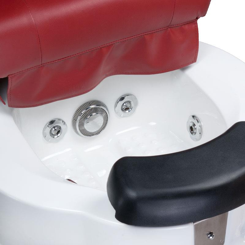 Fotel Do Pedicure Z Masażem Br-3820 D Bordowy