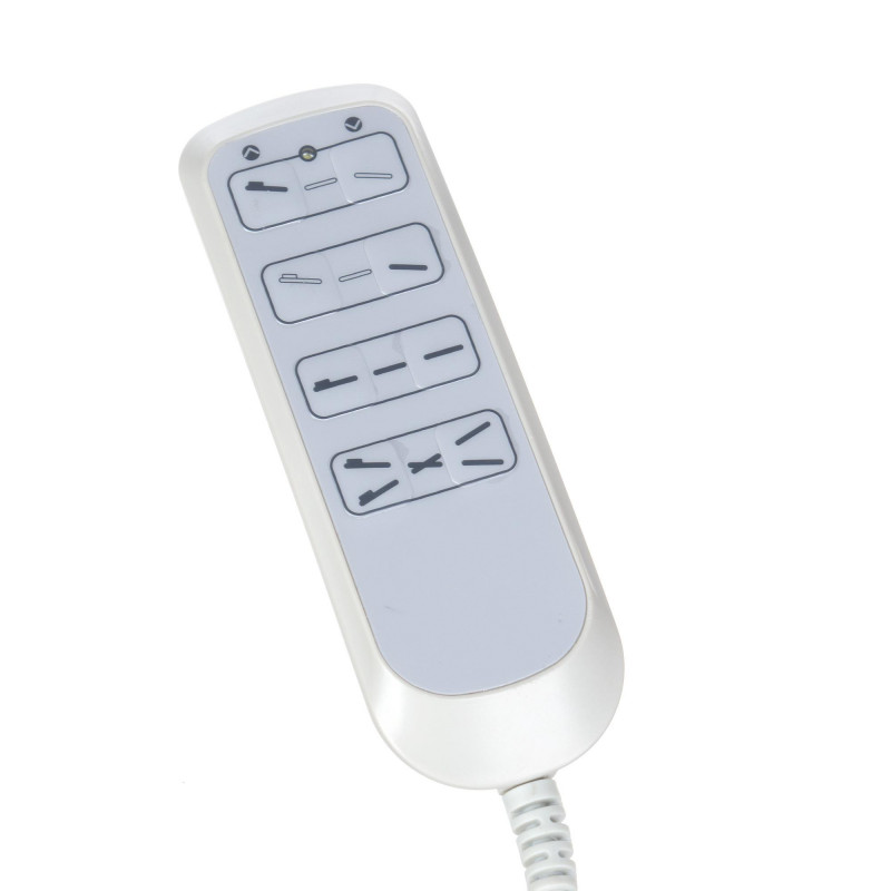 Elektryczny fotel kosmetyczny BR-6686A Biały