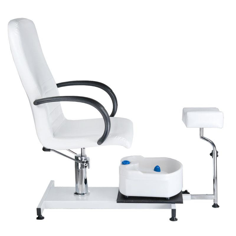 Fotel Do Pedicure Z Masażerem Stóp Bw-100 Biały