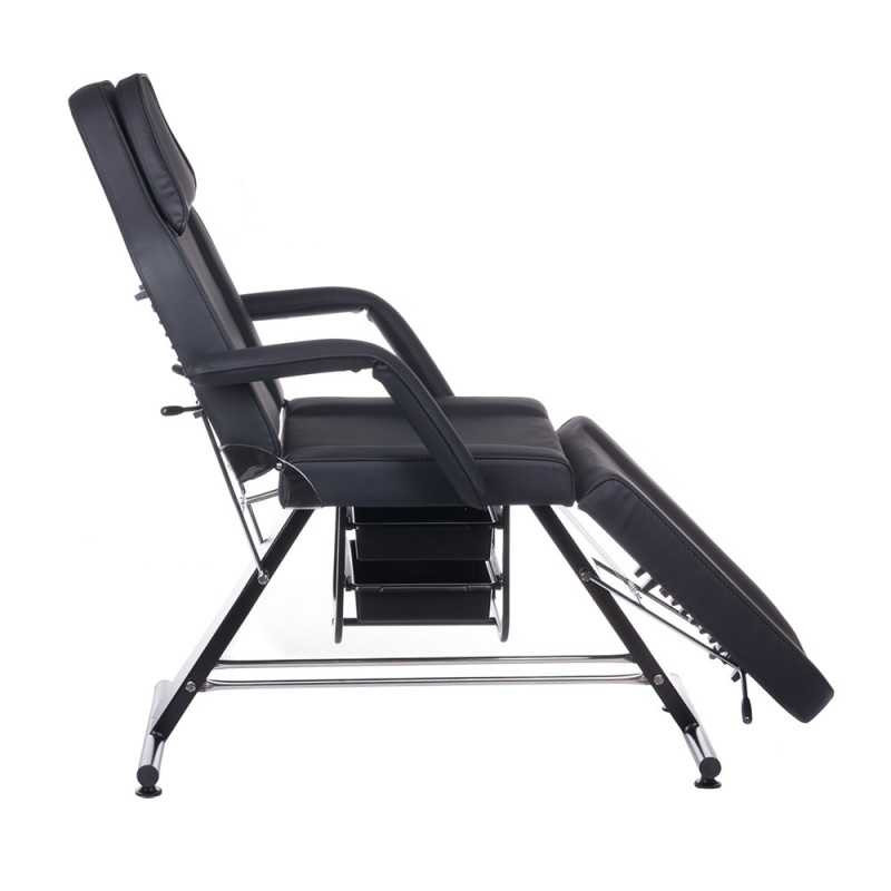 Fotel Kosmetyczny Z Kuwetami Bw-262 a Czarny
