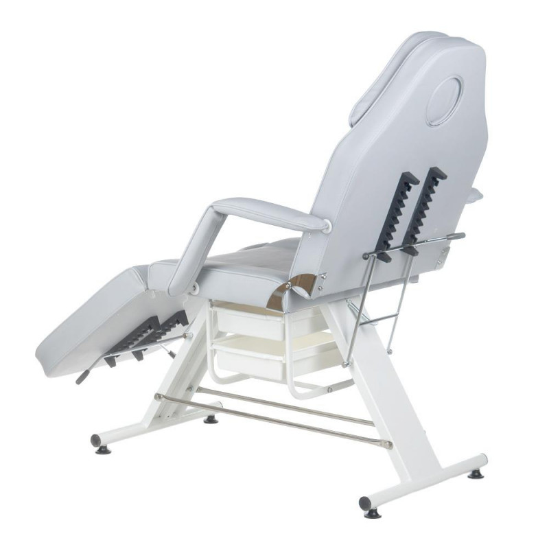 Fotel kosmetyczny z kuwetami BW-262A Szary