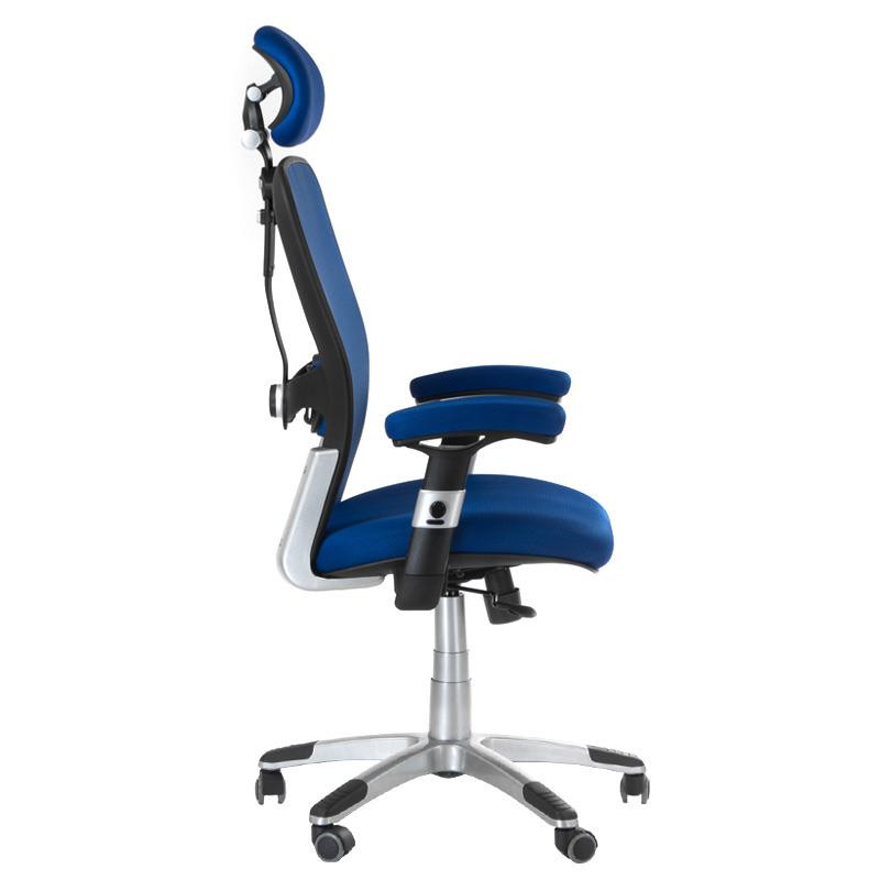 Fotel Ergonomiczny Corpo Comfort Bx-4147 Niebieski