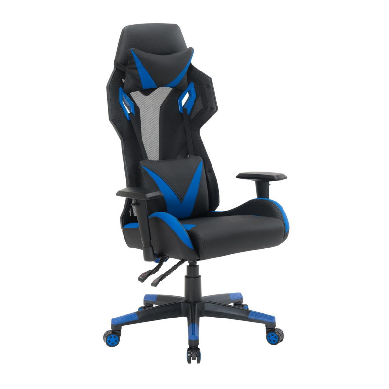 Fotel Gamingowy Racer Corpo Comfort Bx-5124 Niebies
