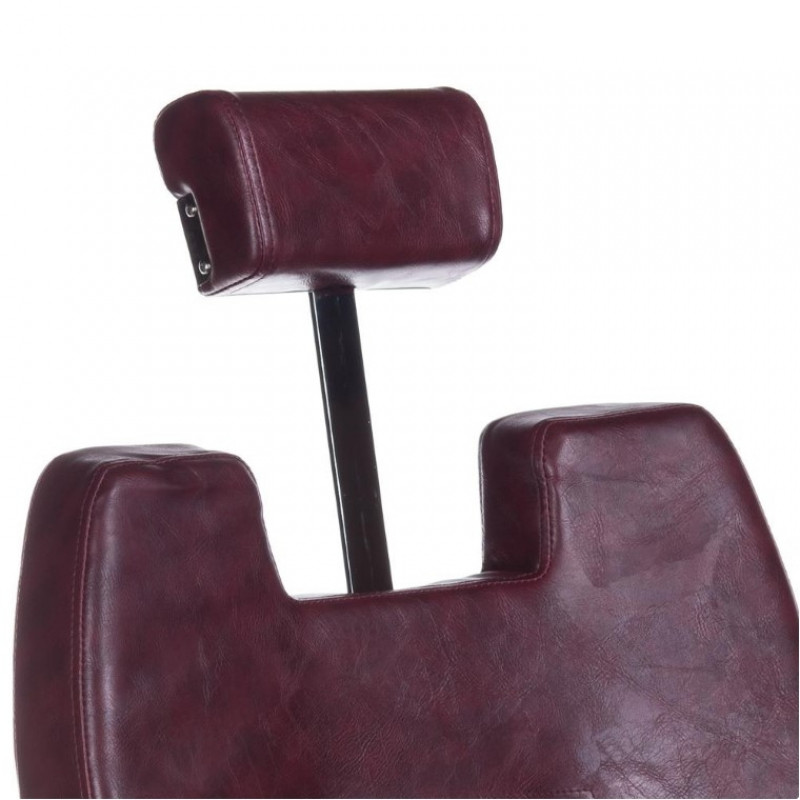 Fotel Barberski Hektor Bh-3208 Wiśniowy